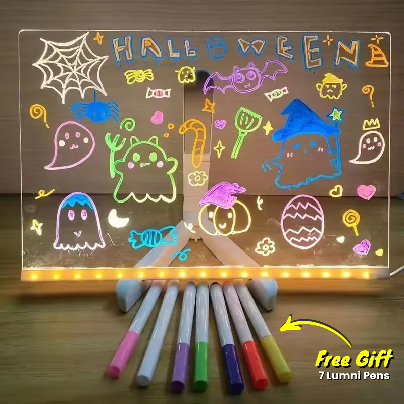 LED Light-Up Acrylic Message Board